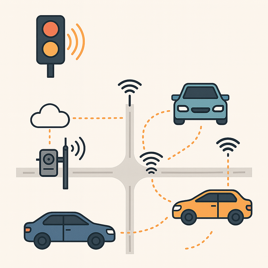 도로 인프라와 차량의 연동 시스템: 스마트 교차로의 진화