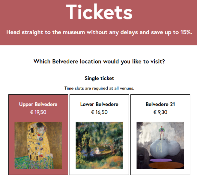 #벨베데레 입장료 #벨베데레 미술관