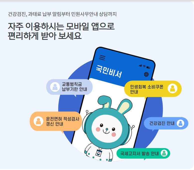 주요 알림 항목 정리