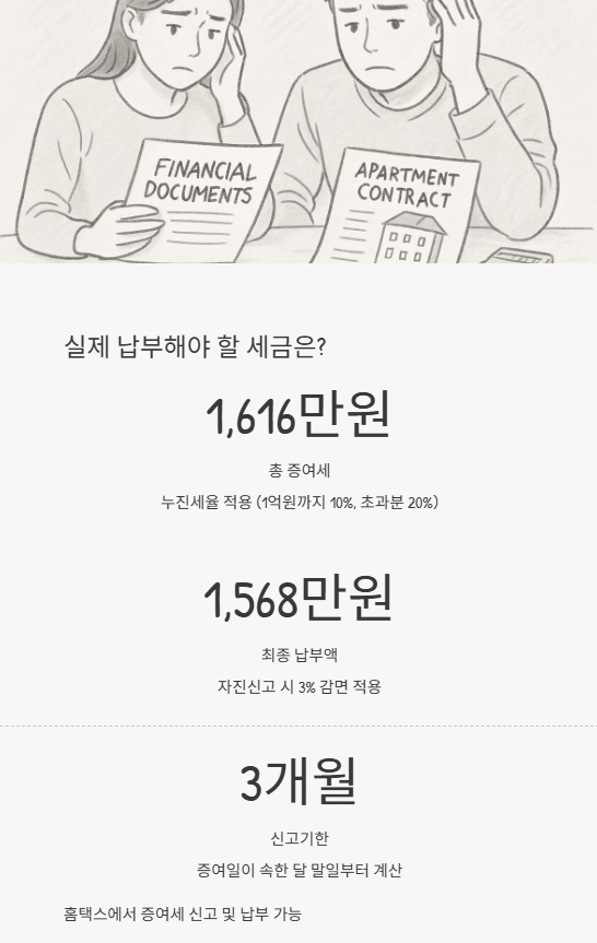 실제 납부해야 할 세금은?