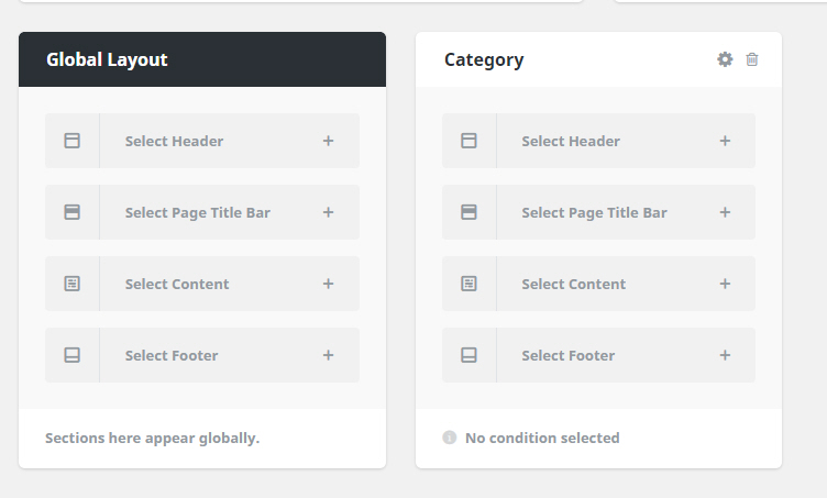 워드프레스 아바다 테마 레이아웃 지정