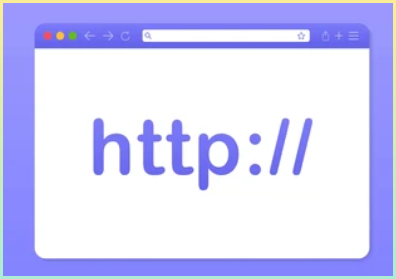 HTTP 웹 브라우저를 표현하는 이미지. https를 사용해야 안전하다.