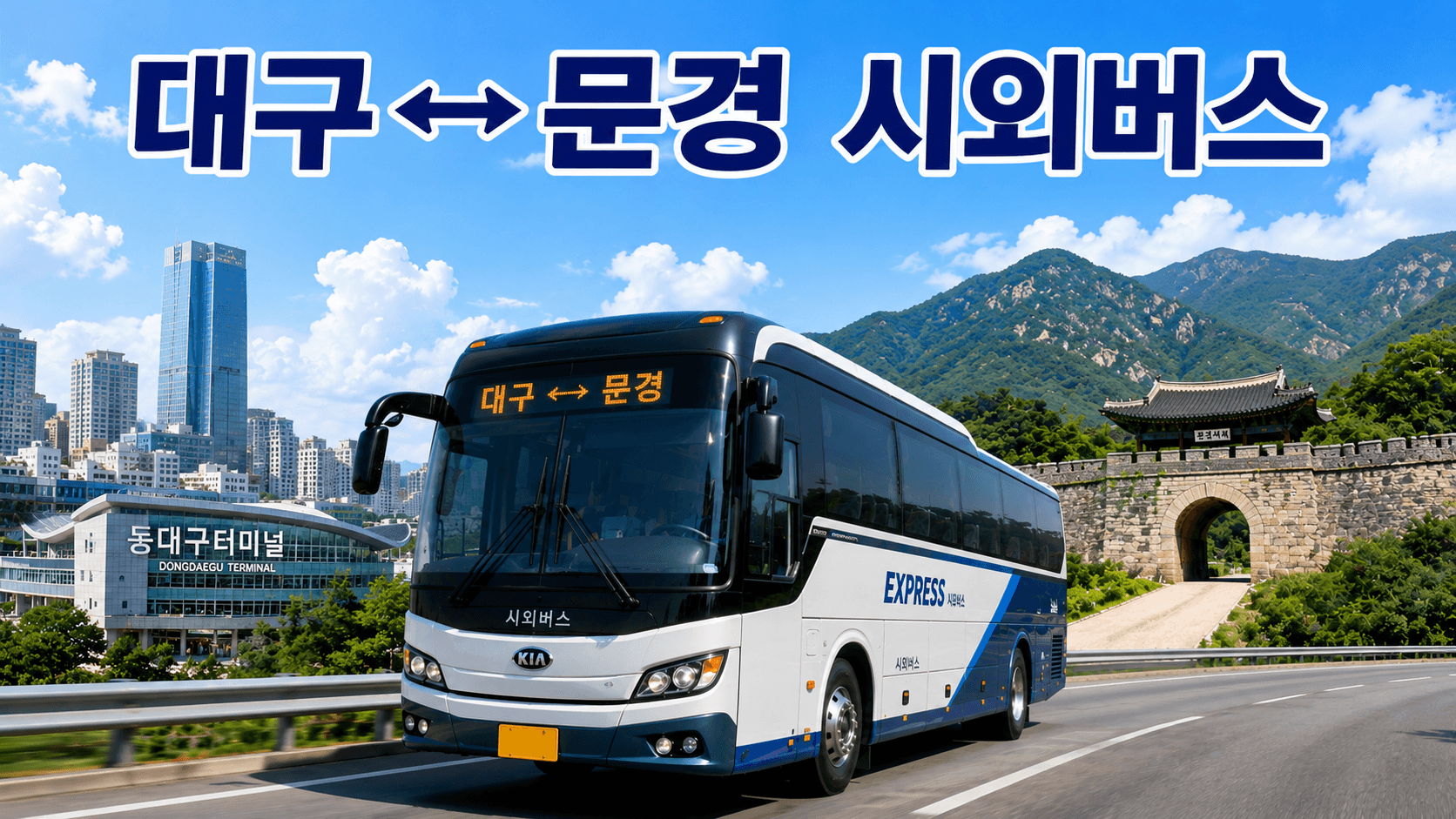 대구와 문경을 잇는 고마운 버스와 문경세재