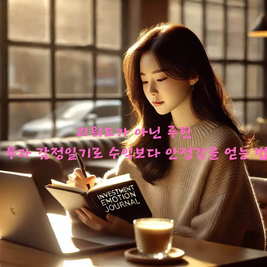 투자 감정일기, 투자 심리 루틴, 투자 자기통제, 감정 매매 방지, 투자 일기 쓰는 법, 투자 불안 심리, 도파민 중독 투자, 루틴 투자 전략, 투자 감정 조절, 투자 심리학 실천법