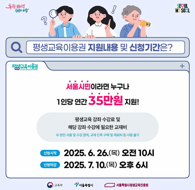 서울시 평생교육이용권