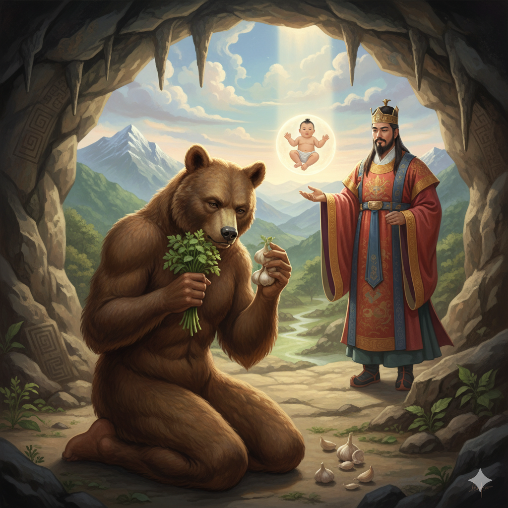 개천절 단군신화 고조선 홍익인간 국경일