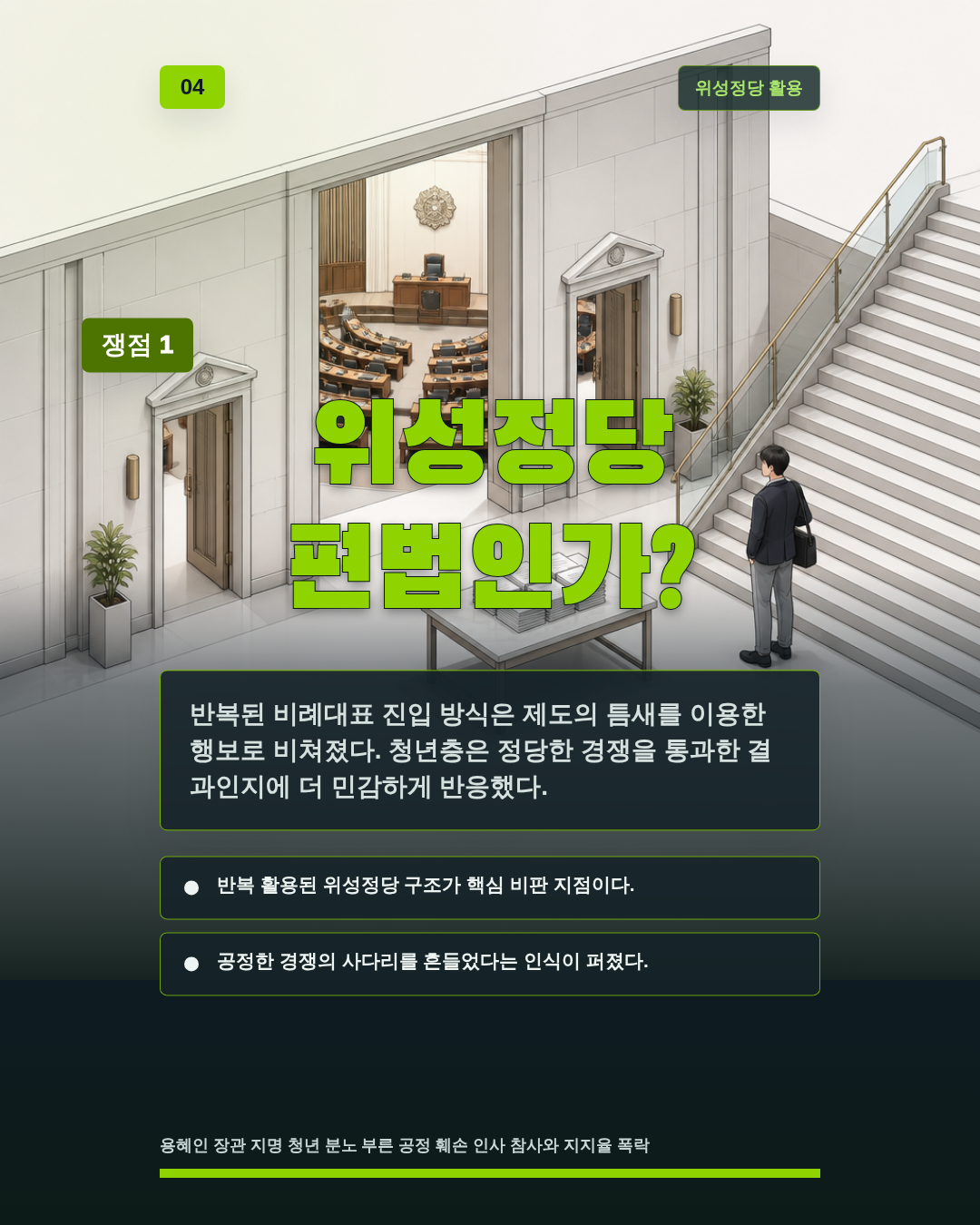 위성정당 편법인가?