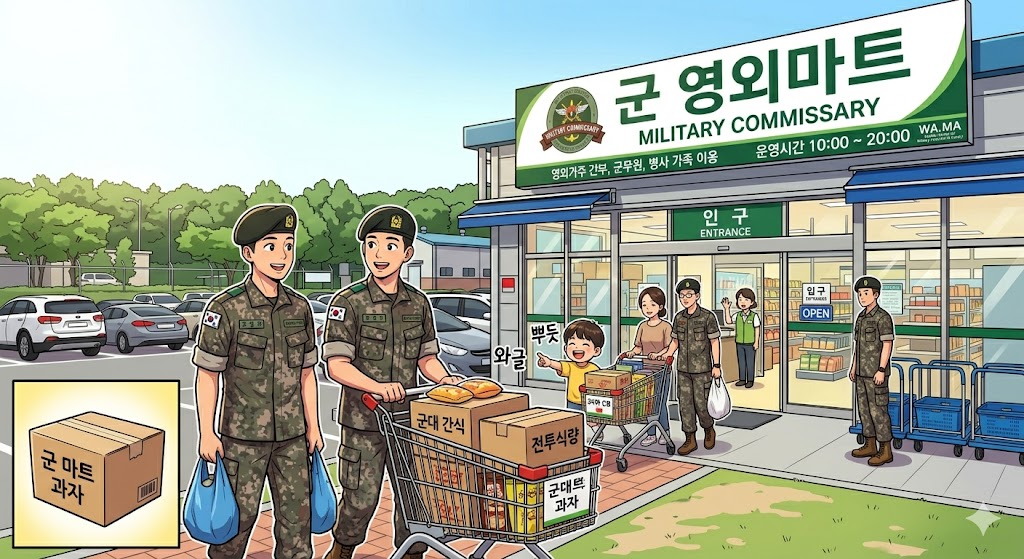 서울 영외마트 군마트 위치 정보