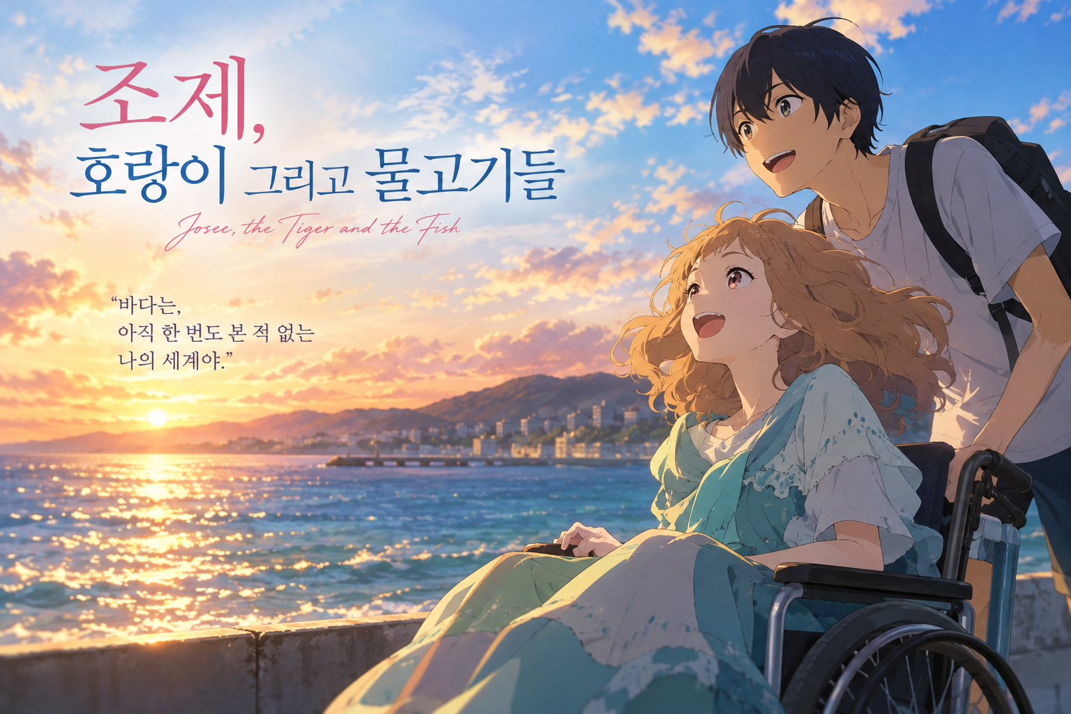 조제, 호랑이 그리고 물고기들 애니 줄거리와 결말 해석｜조제가 바다를 꿈꾼 이유