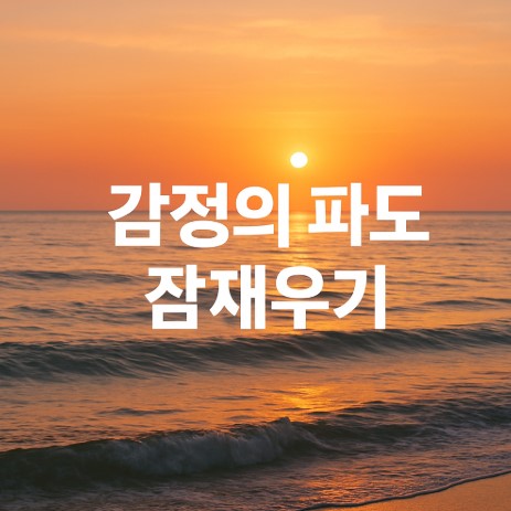 감정폭발 멈추기(내 감정, 멈춤 주문, 자기이해)