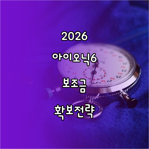 2026년 아이오닉6 구매 시 보조금..