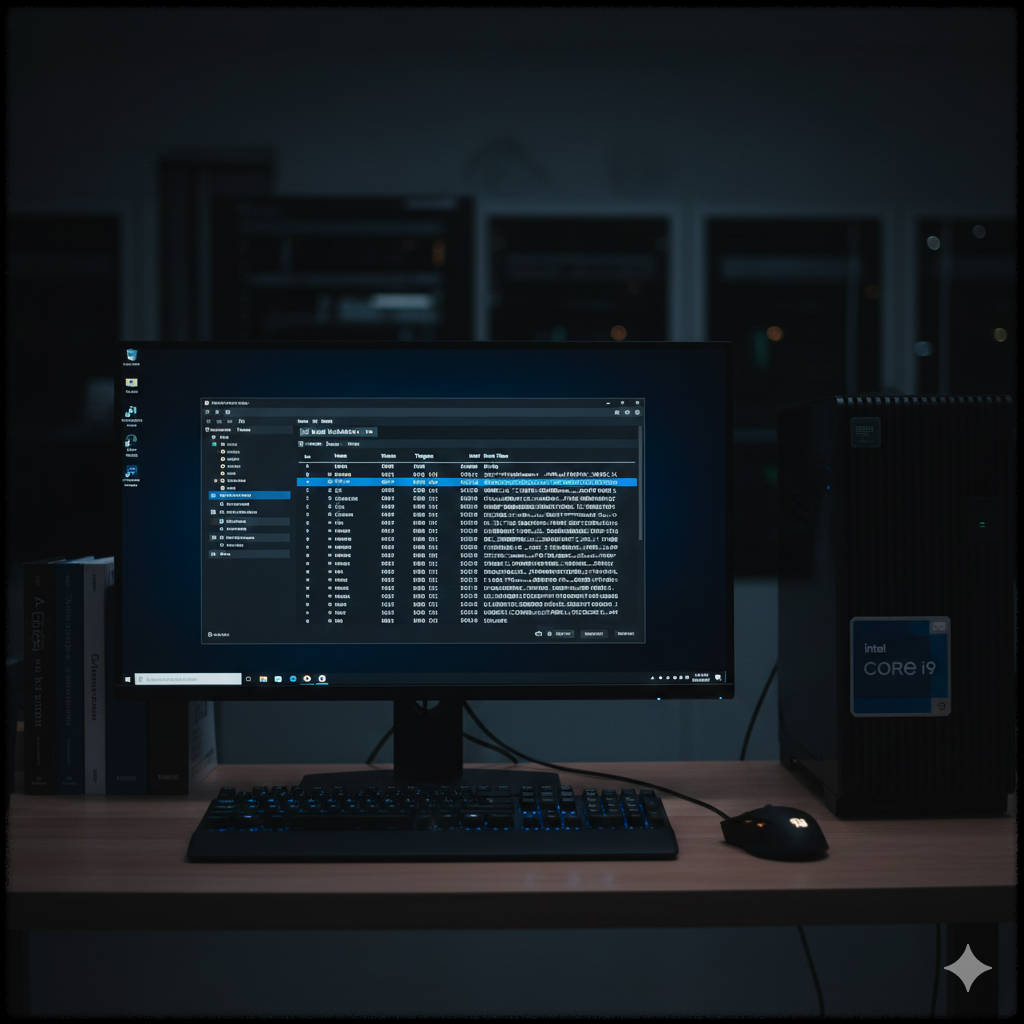 Windows 11 작업 스케줄러에서 자동 실행 항목을 확인하는 모습