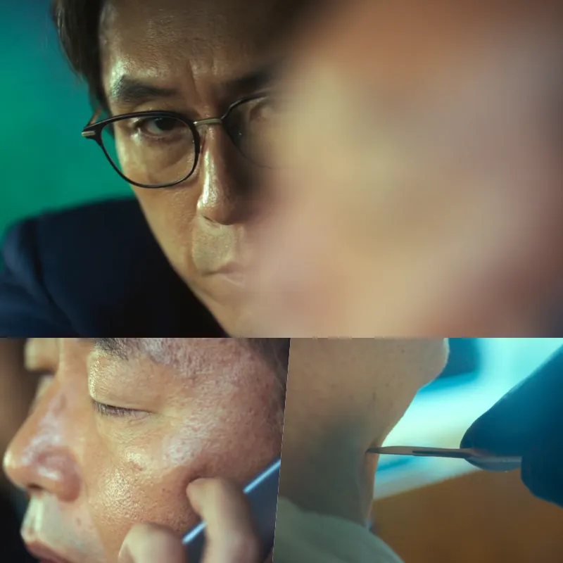 하이퍼나이프 최덕희 김명진을 협박하는 모습