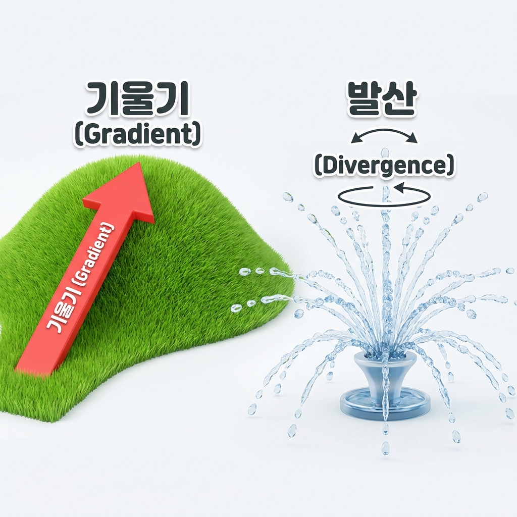 [전자기학] 제1장 벡터의 해석 (기울기, 발산, 회전, 정리)