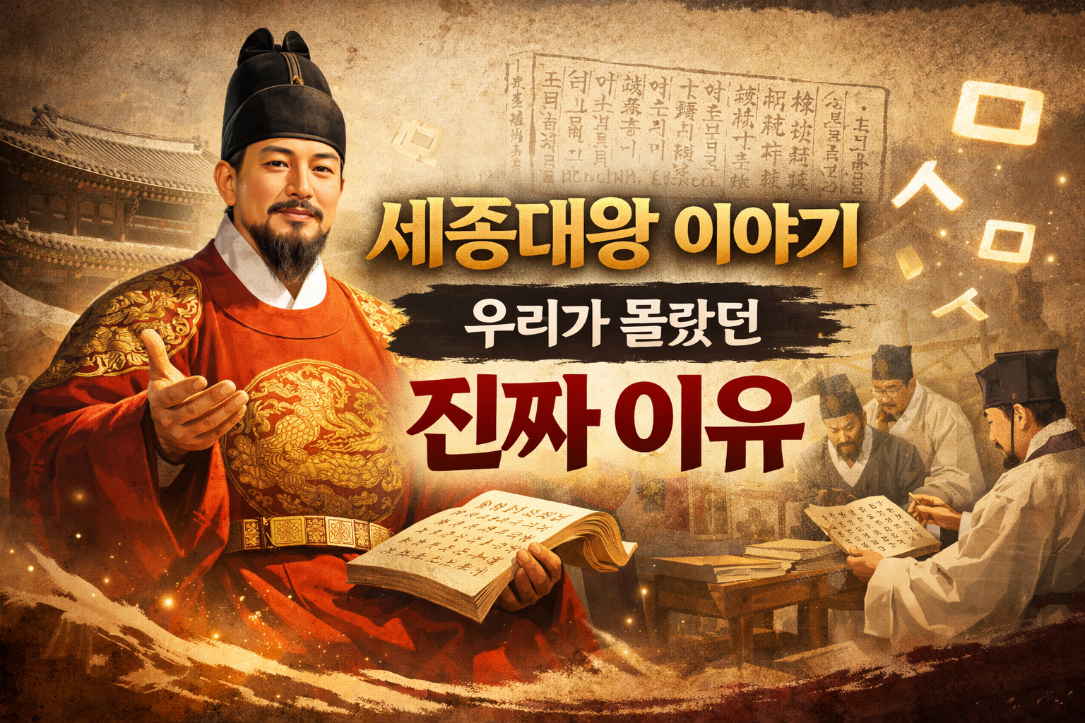 세종대왕 이야기 우리가 몰랐던 진짜 이유