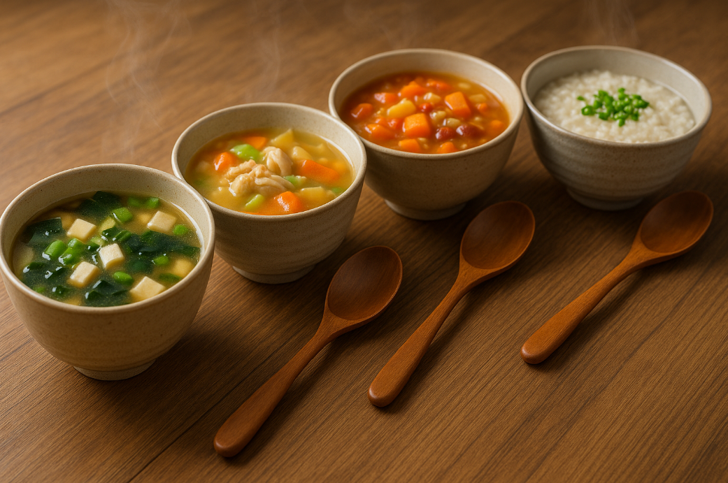 위장을 보호하고 활력을 주는 따뜻한 아침 국물 요리 모음