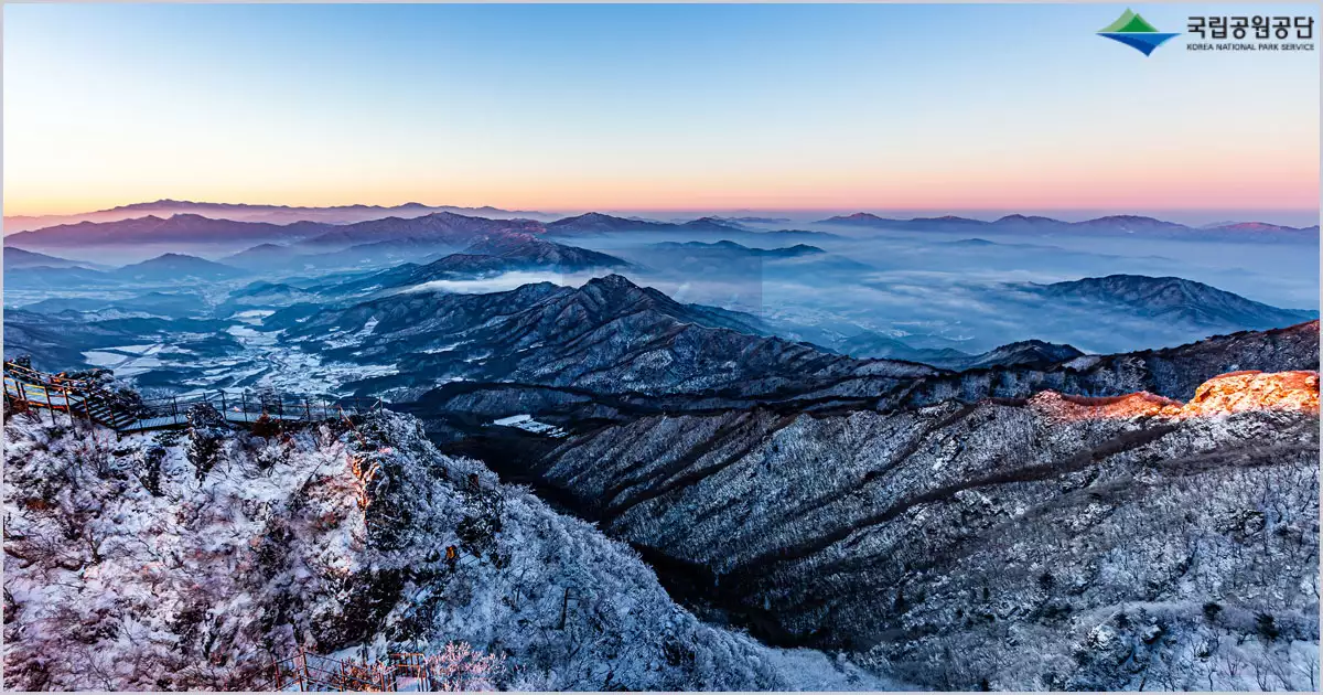덕유산 설경