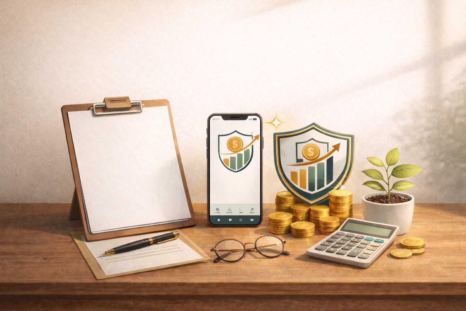 숨은 보험금 조회 및 자산 관리 개념 이미지