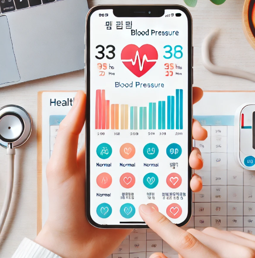 혈압관리 앱 다운로드