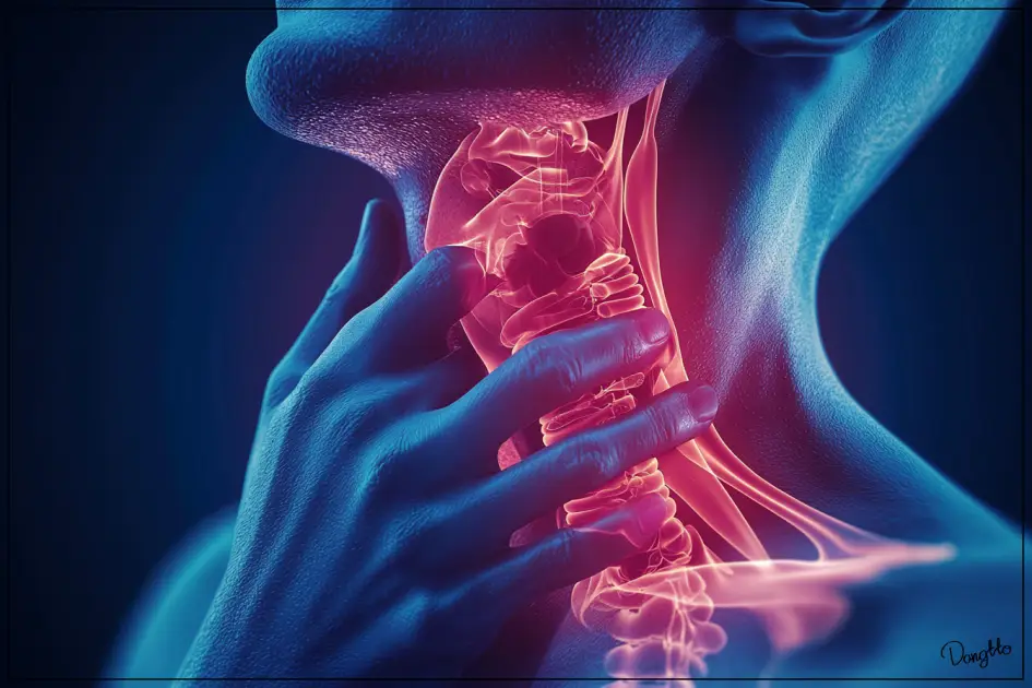역류성-식도염-증상-식도에-통증을-느끼는-사람의-엑스레이-사진