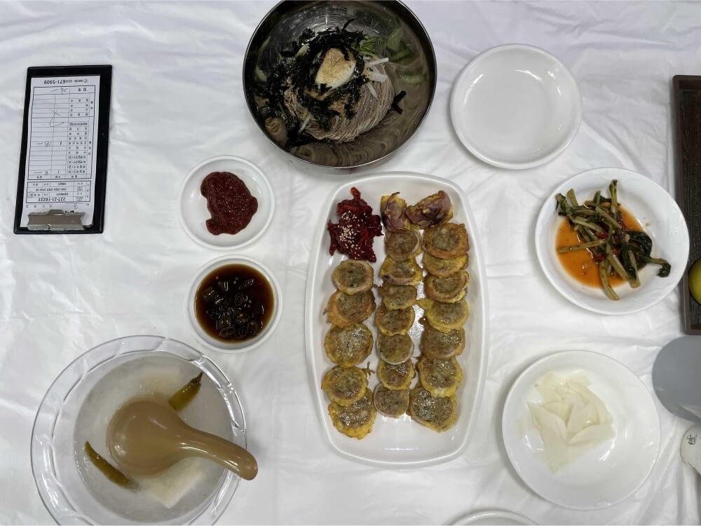 양양-공항메밀국수-주문한-음식