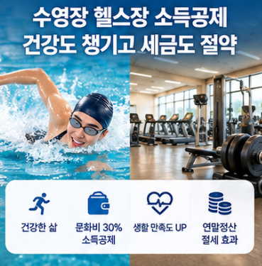  연말정산 헬스장 소득공제 받을 때 꼭 확인할 사항