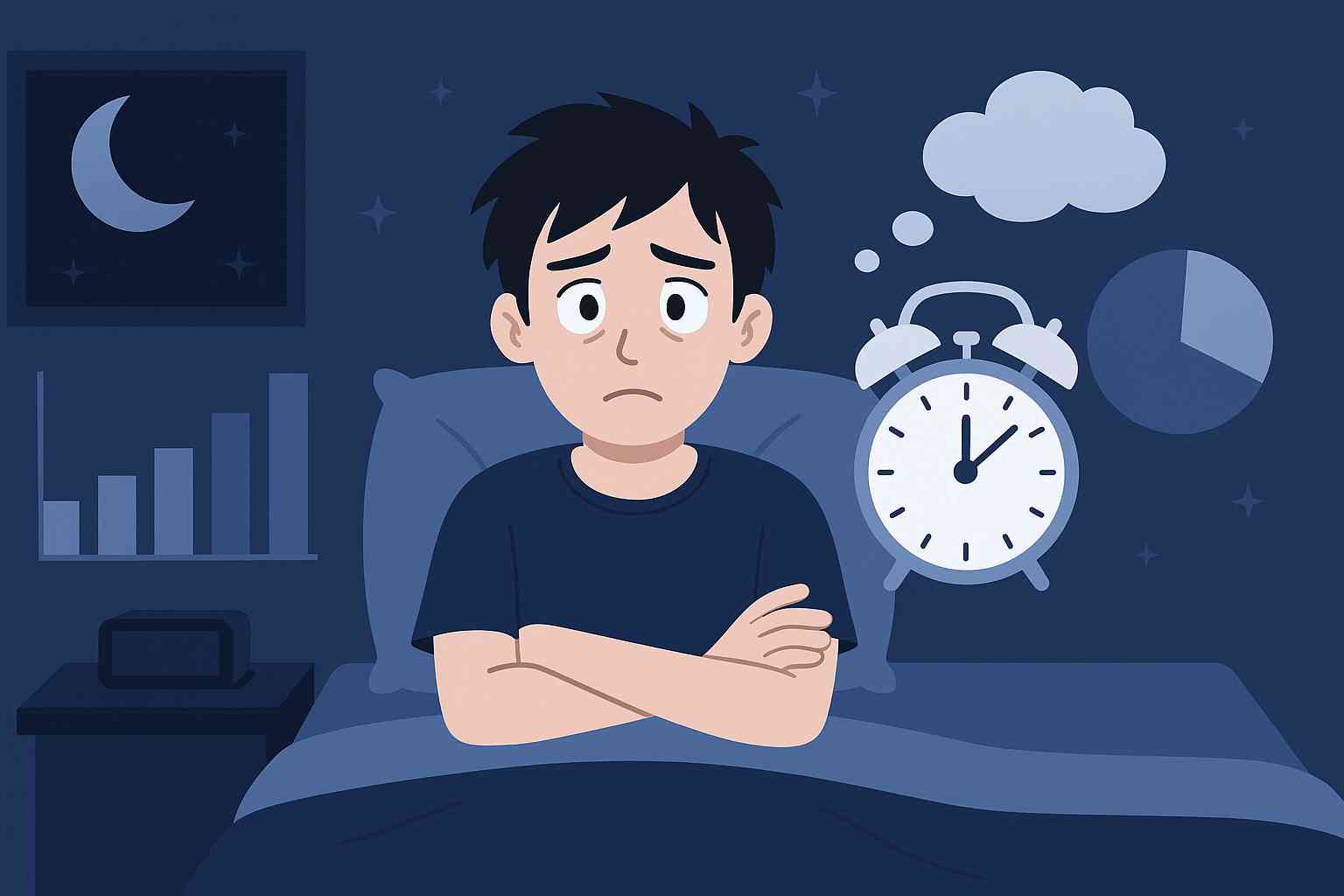 불면증을 호소하는 사람 100명을 분석해본 결과