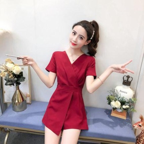 여성 여름 점프수트 점프슈트 세트 여자 여름 작은 키 V 000107138