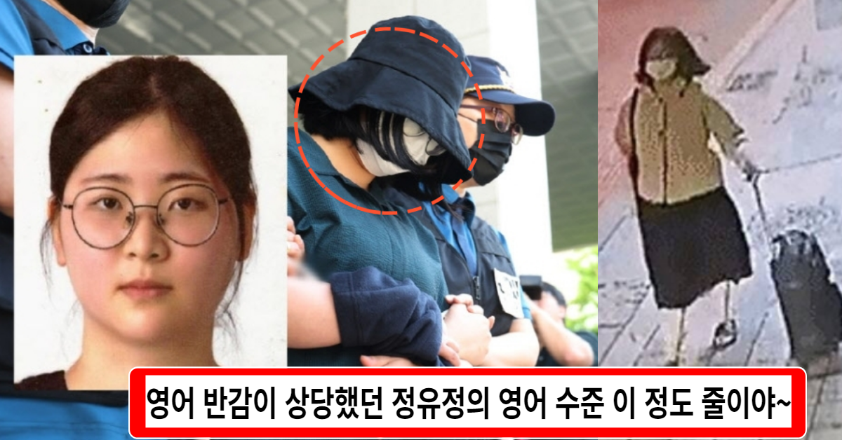 피해자 영어 과외 쌤에게 정유정이 받고 싶었던 영어과외 수준이 이정 도 일 줄이야
