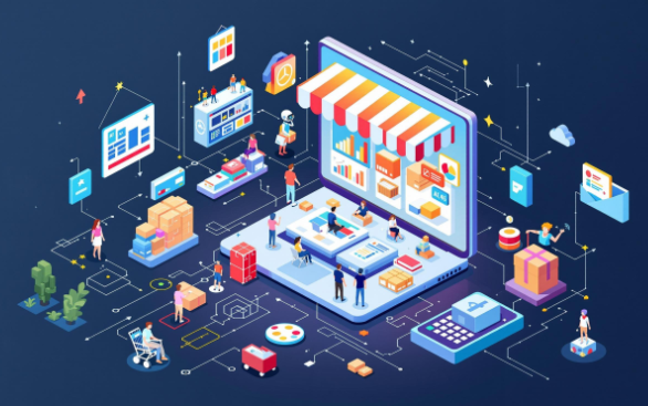 이커머스 플랫폼에 대한 이미지입니다.