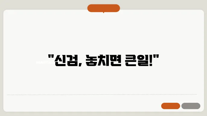 신검 신청 기간