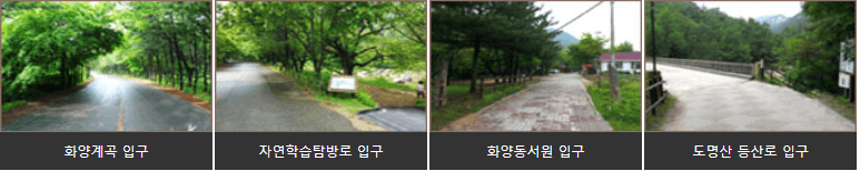 도명산화양계곡