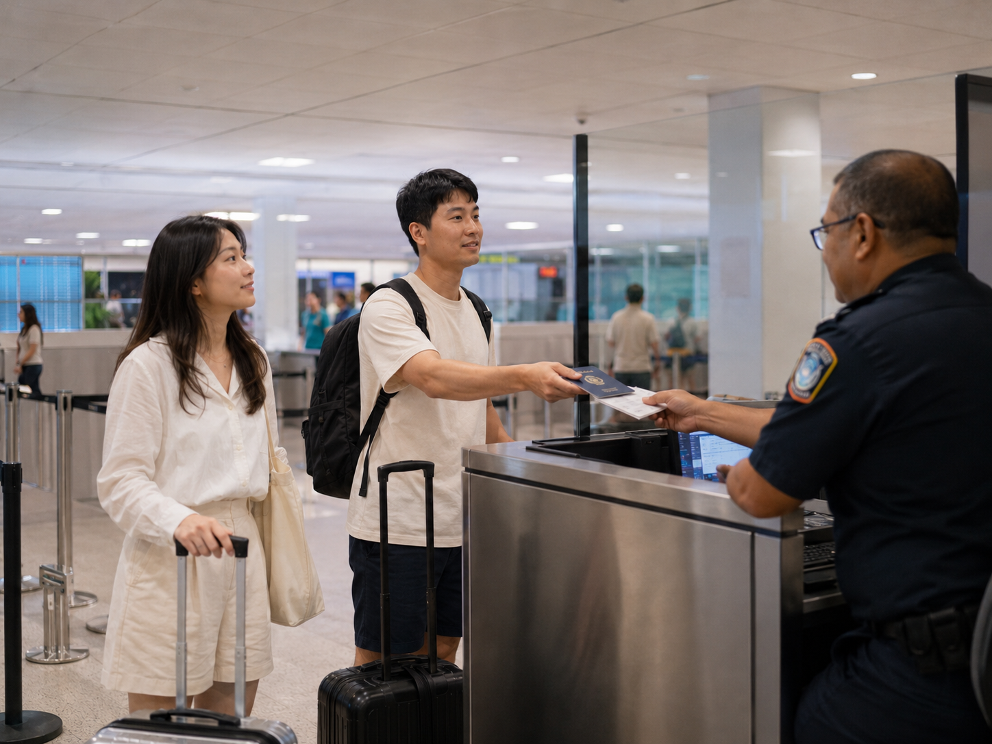 하와이 여행 영어회화 #1|호놀룰루 공항 입국심사부터 우버 타고 숙소 가기까지