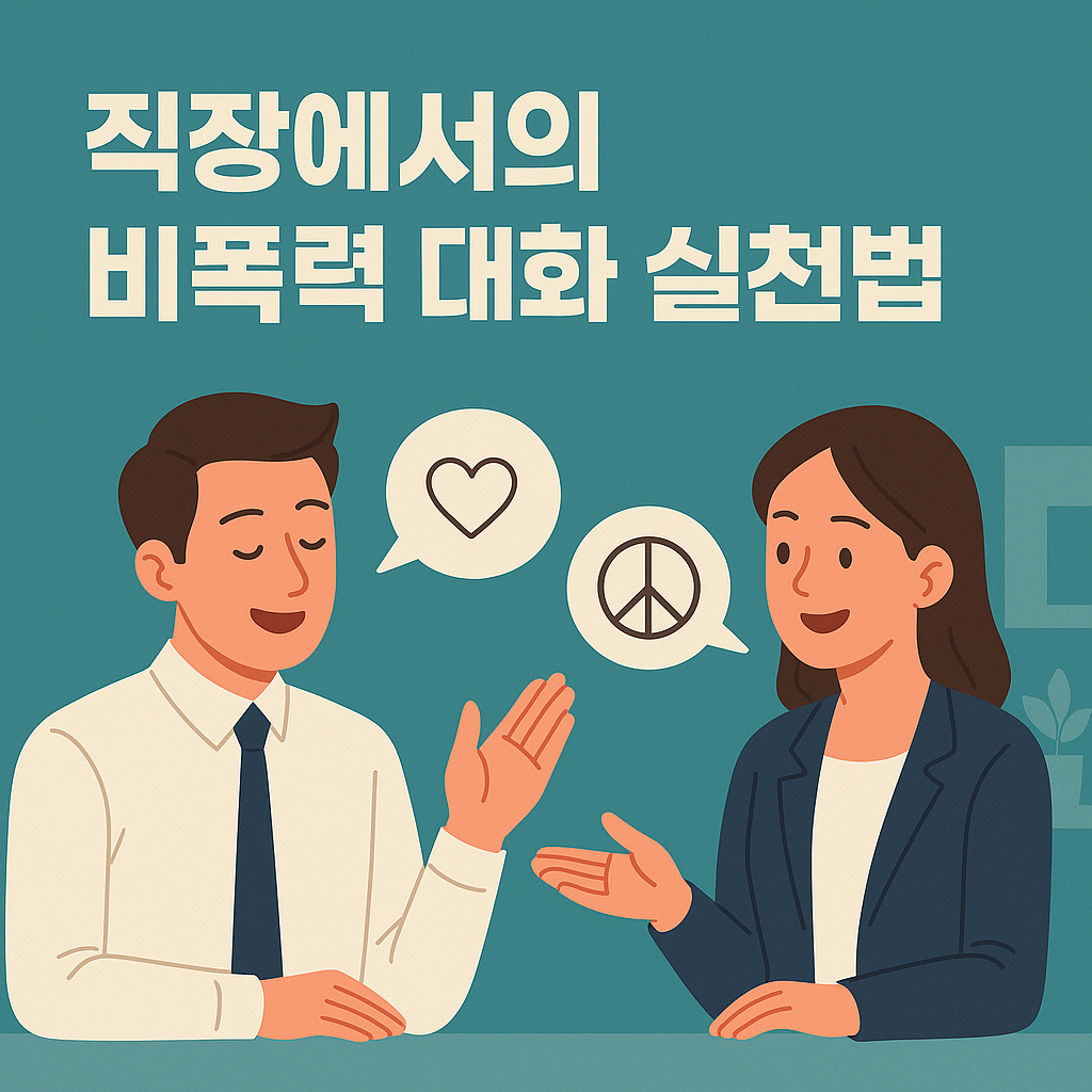 직장에서의 비폭력 대화 실천법 이미지