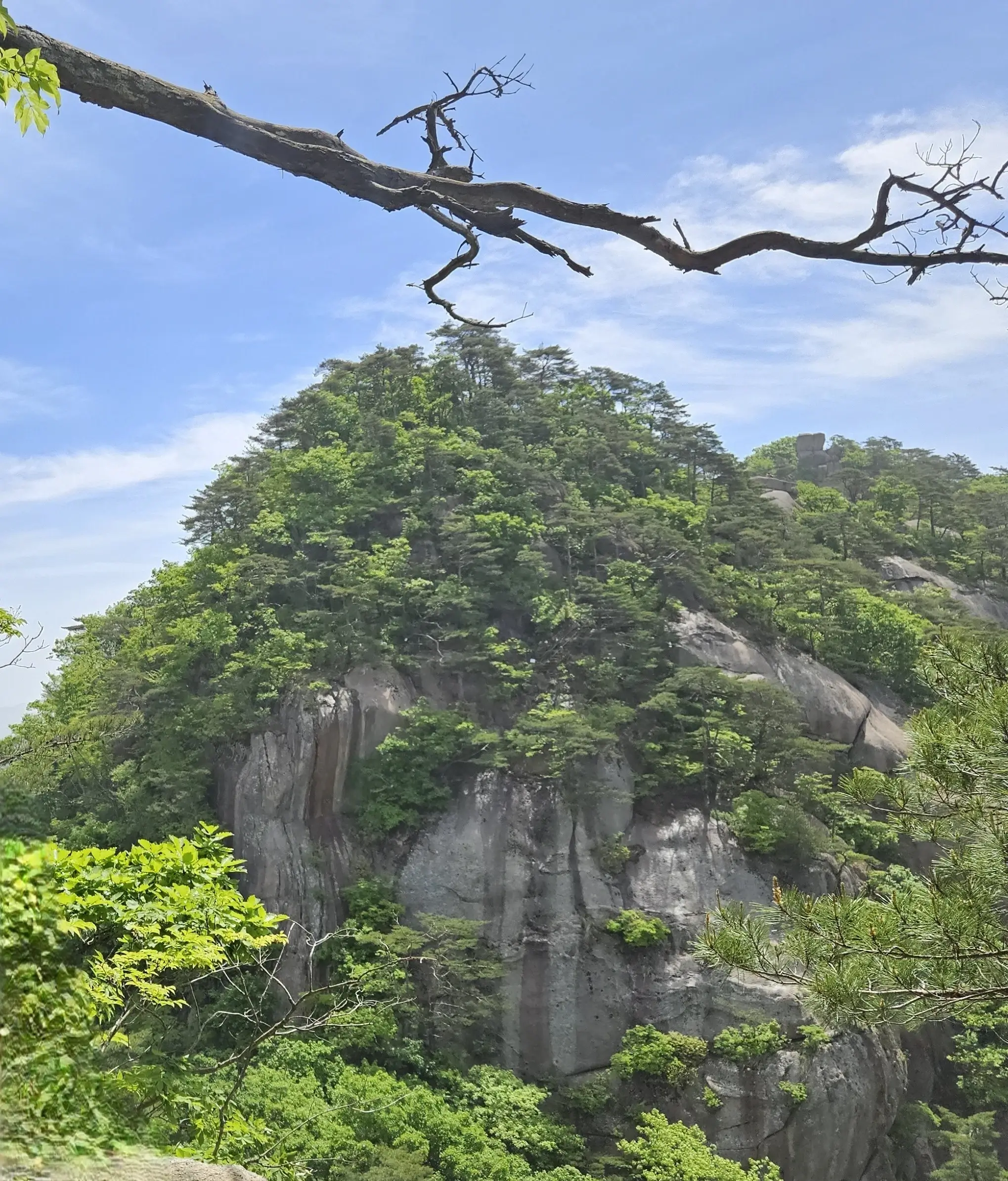 속리산 묘봉 가는 길 모습