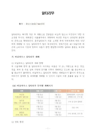 알타리무 재배 서늘한 기온 관리 연속 수확 물 주기_8
