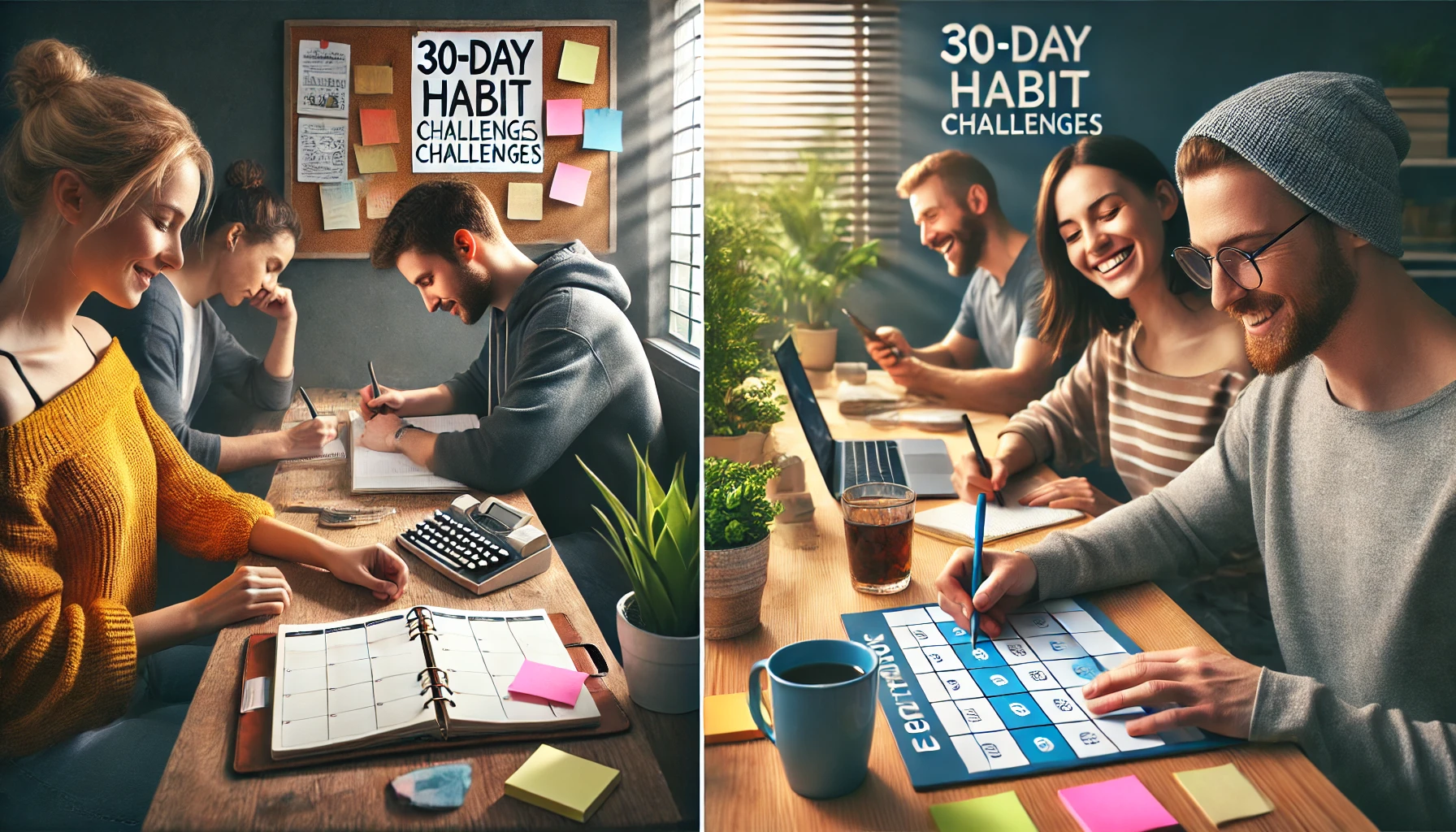 혼자 vs 함께 도전 관련 사진