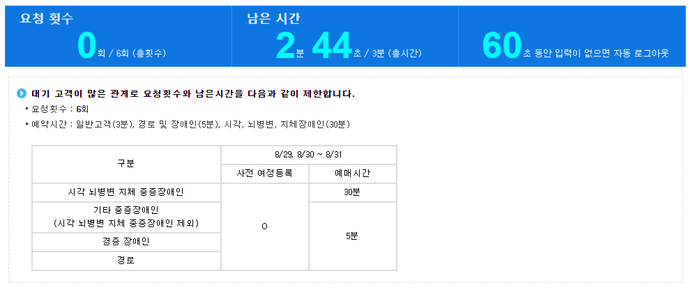 코레일 회원가입 요청횟수