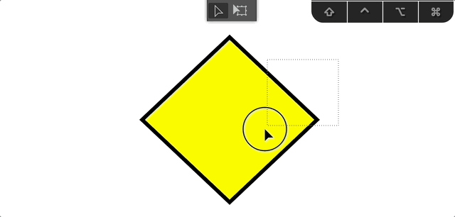 선택 도구와 자유 변형 도구로 크기 조절하기