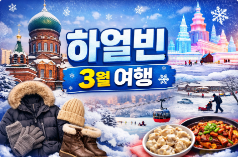 하얼빈 3월 날씨 옷차림 추천 여행지