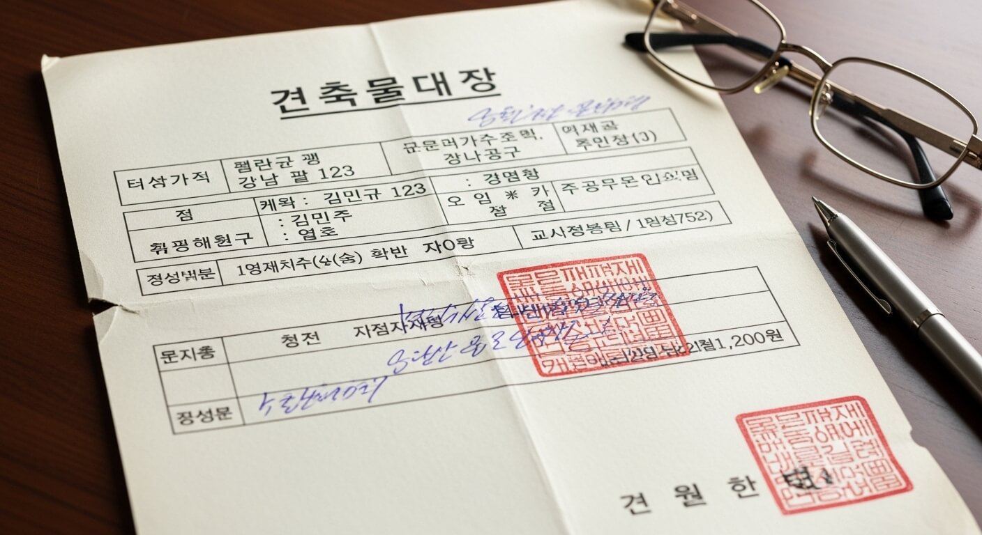 건축물대장 열람