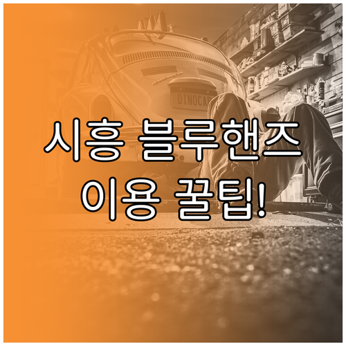 시흥시 현대자동차 블루핸즈 목록과 시..