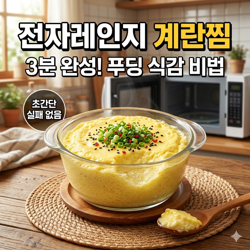 계란찜 전자렌지로 하는 방법