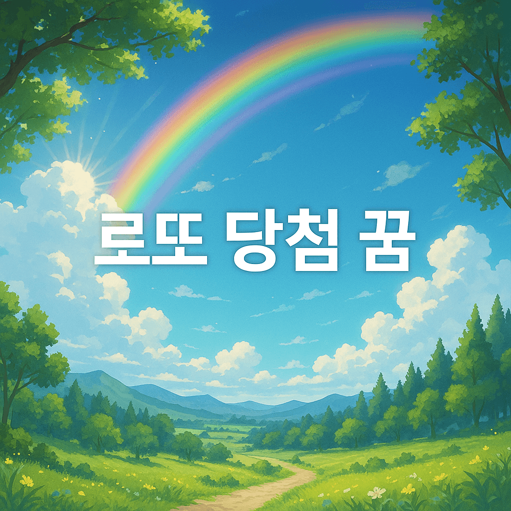 로또 당첨 꿈 해몽