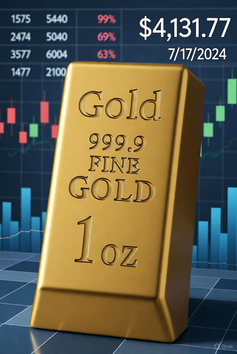 금값 온스당 사상 최고치 돌파