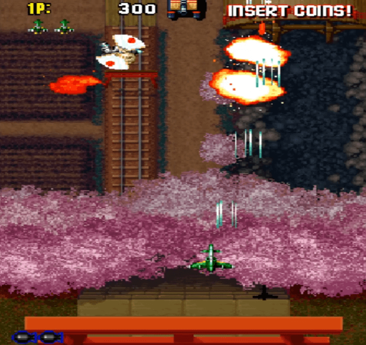 사무라이-에이스-오락실게임-시작-화면