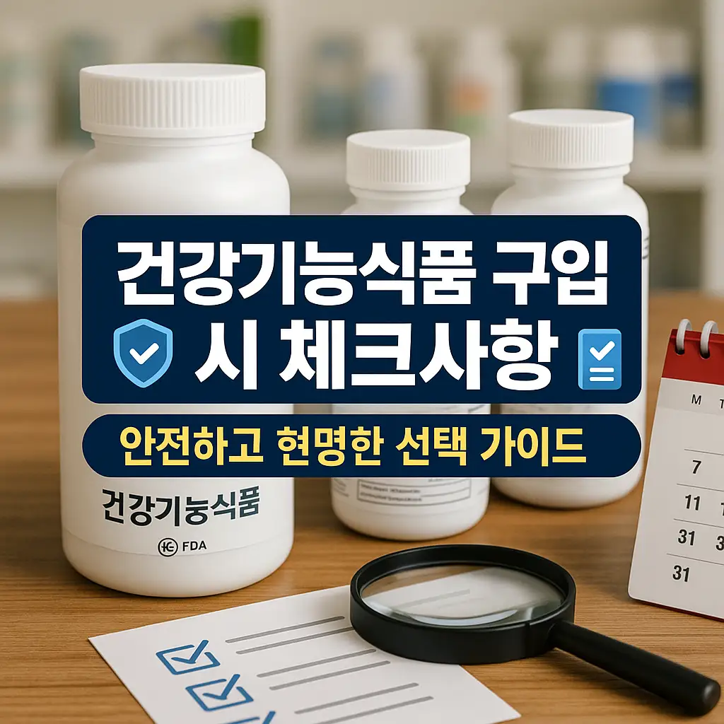 영양&middot;기능 정보 올바르게 읽는 방법