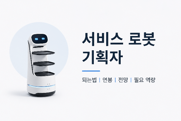 서비스 로봇 기획자 되는법｜연봉&middot;전망&middot;필요 역량