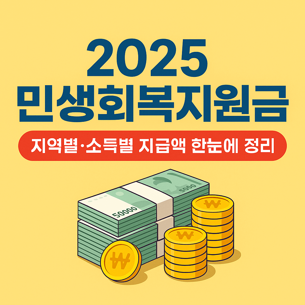 2025 민생회복지원금, 지역별·소득별 지급액 한눈에 정리