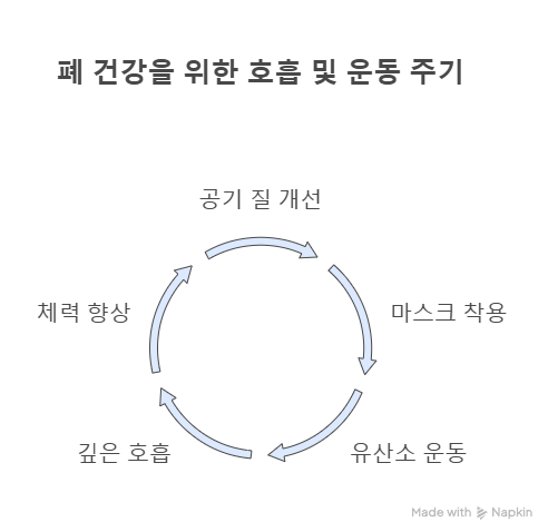 폐 건강을 위한 운동주기